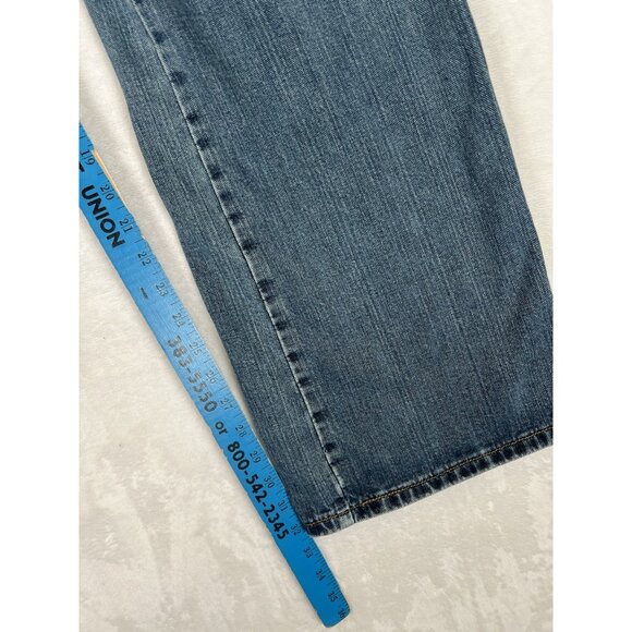 Vintage Levis 517 Jeans Mens 40x32 Boot Cut Dark Wash Flare Denim Faded Y2K - Picture 5 of 8